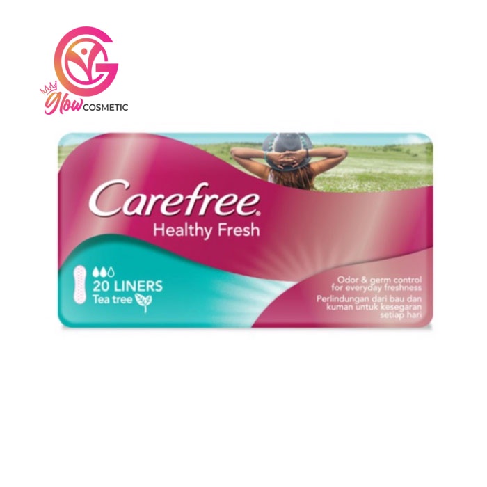 CAREFREE HEALTHY FRESH 20/40 LINERS TEA TREE