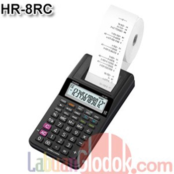 

Casio Calculator HR 8 RC - Printing Calculator Struk/Kalkulator Kasir