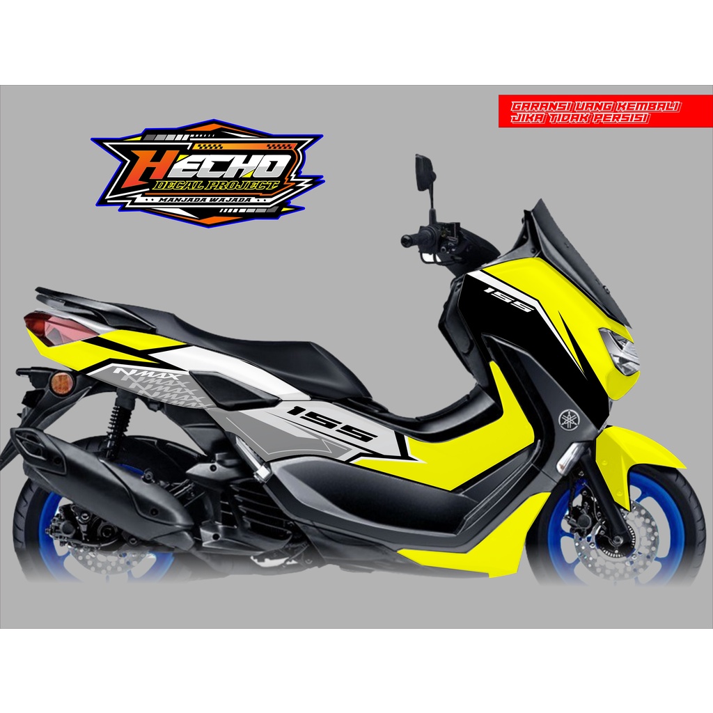 DECAL NEW NMAX STIKER DEKAL NEW OLD NMAX FULL BODY SIMPLE POLOS RACING