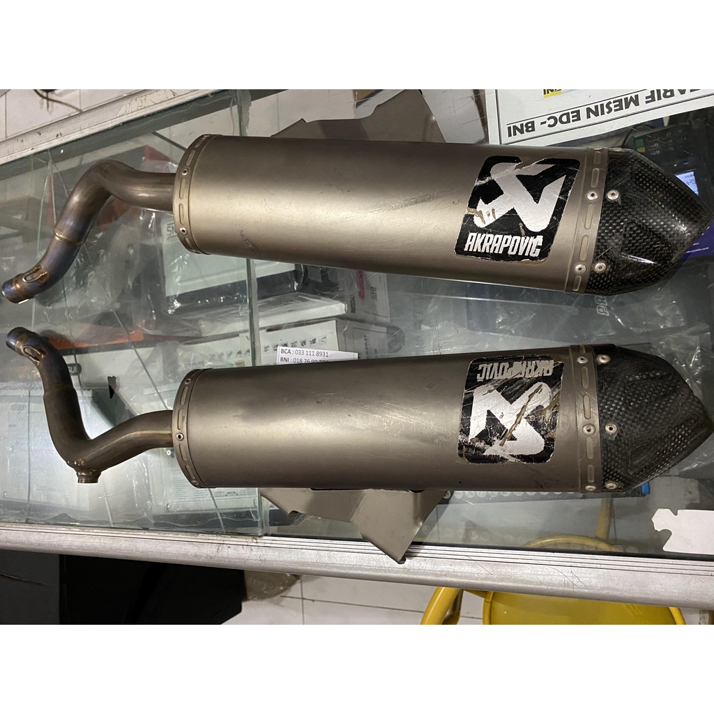 Knalpot Muffler Exhaust Akrapovic Original KTM Freeride 4 tak