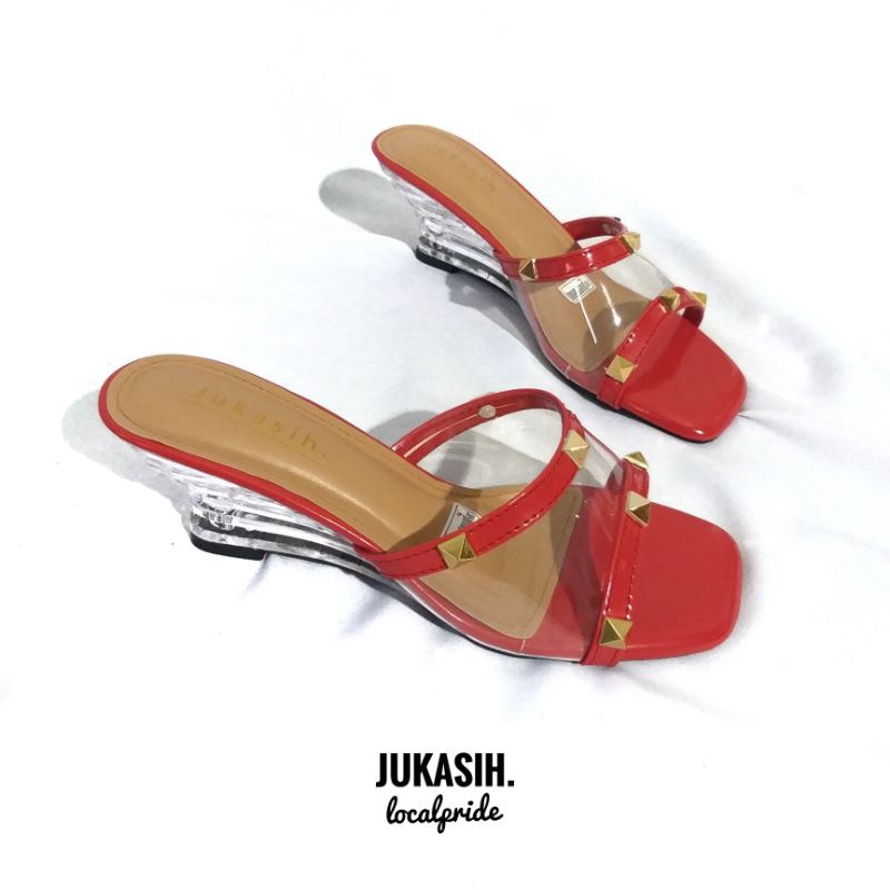 JUKASIH - RESY Sepatu hak peep toes wanita