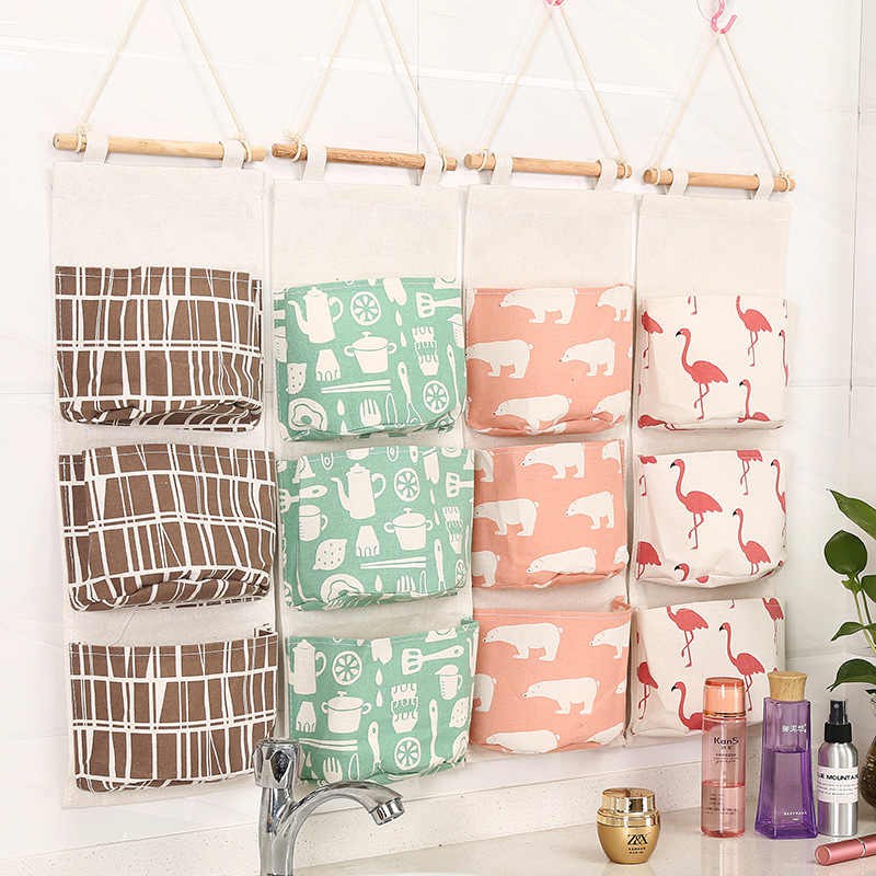 ☛TK☚ R506 STORAGE BAG GANTUNG 3 SEKAT SERBAGUNA / ORGANIZER GANTUNG 3 SEKAT