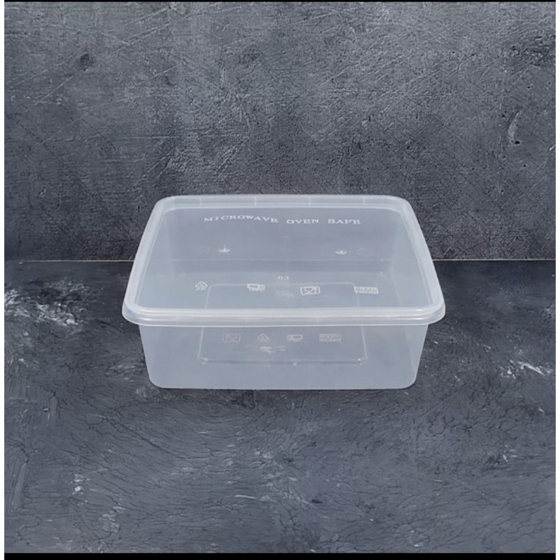 Thinwall 1000ml Thinwall Square 1000ml Thinwall Kotak Makan Persegi 1000Ml Food Grade