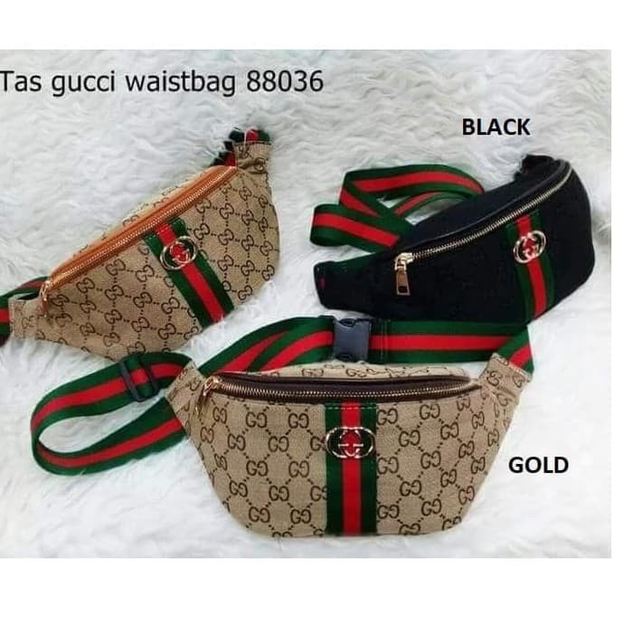 06 Tas Waist Bag Wanita Gucci Ready 