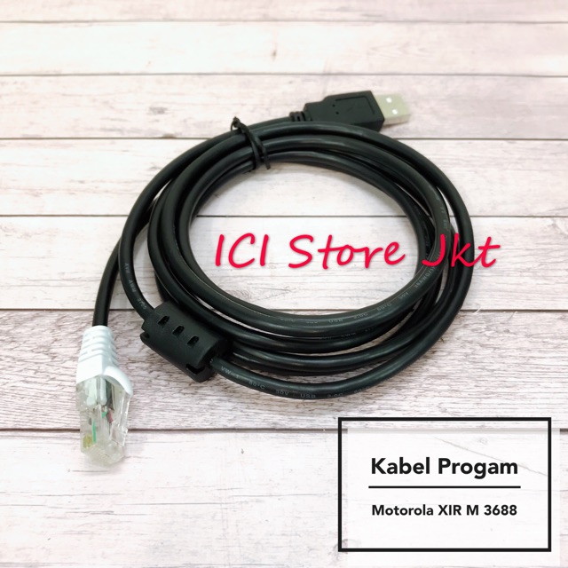 Kabel progam untuk radio rig motorola Xir M3688 dan software