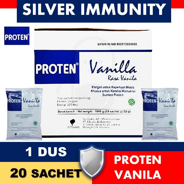 

PROTEN VANILA / COKLAT BOX ISI 20 SACHET