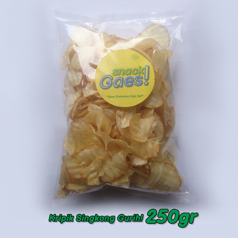 

Snack Gaes! - Keripik Singkong Enak Asin Gurih 250gr