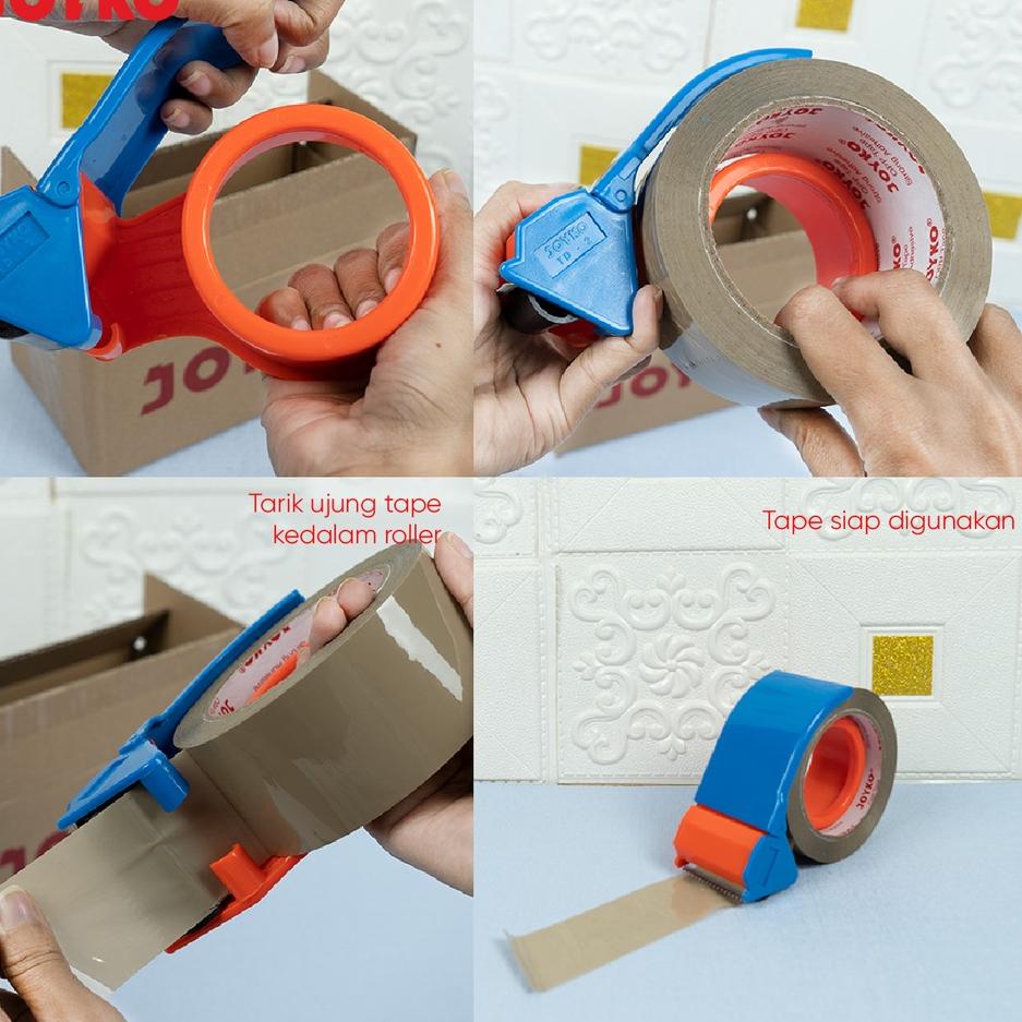 

Bayar.di.tempat RYCTN Tape Cutter Tape Dispenser Pemotong Pita Perekat Joyko TD-2 ~ TD-3 //Stock Banyak