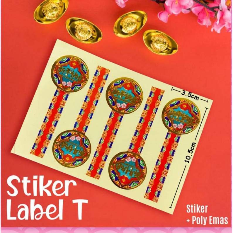 

10 LEMBAR STICKER LABEL EDISI IMLEK /CNY