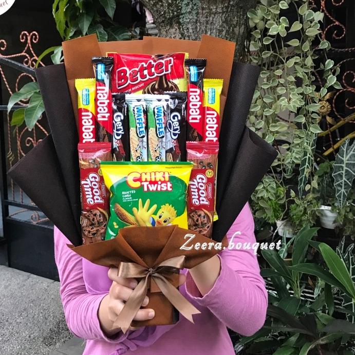 

SALE✅(B5) Buket snack/bucket snack/snack bouquet [INCLUDE: Greeting card+packing]|SQ3
