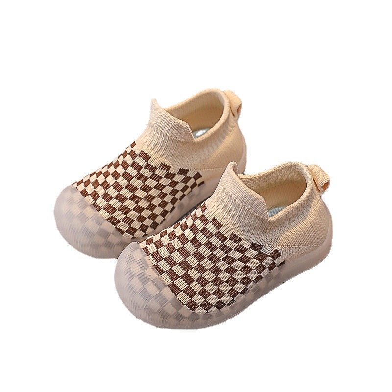 Luckyfankids Sepatu kaos kaki Catur Batita anak SA-15