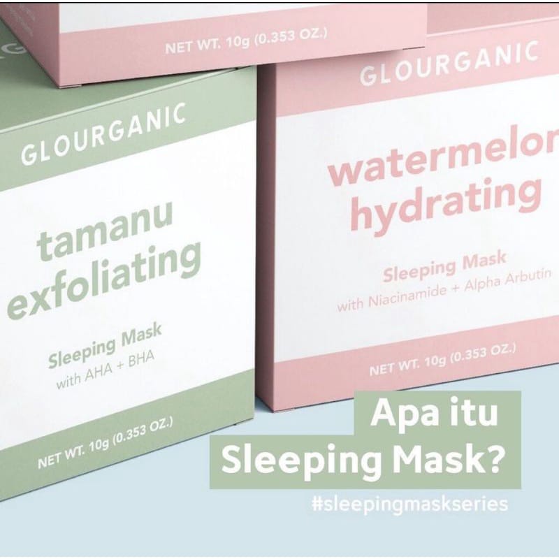 SLEEPING MASK GLOURGANIC SLEEPING MASK WATERMELON &amp; TAMANU