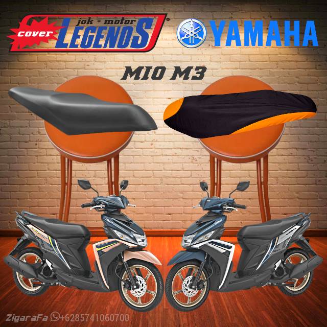 Cover Jok MIO M3 Anti Air / Sarung Mantel Jok Motor Standar / Modifikasi