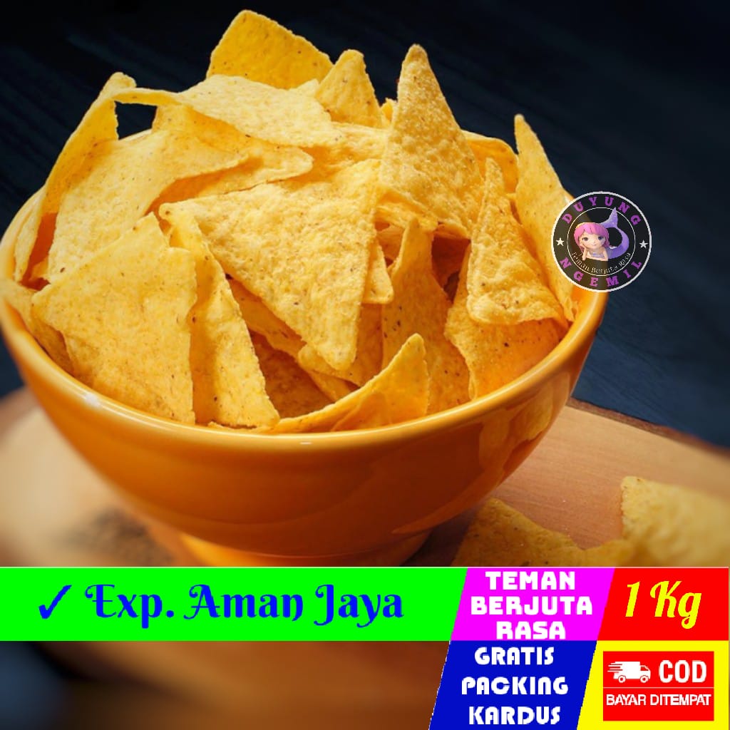 

[1Kg] Tortila BBQ / TORTILLA | Duyung Ngemil - makanan ringan snack kiloan jajanan jadul camilan termurah jajanan murah cemilan sehat