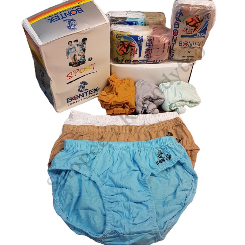 3pcs Celana dalam BONTEX TAS sempak pria murah