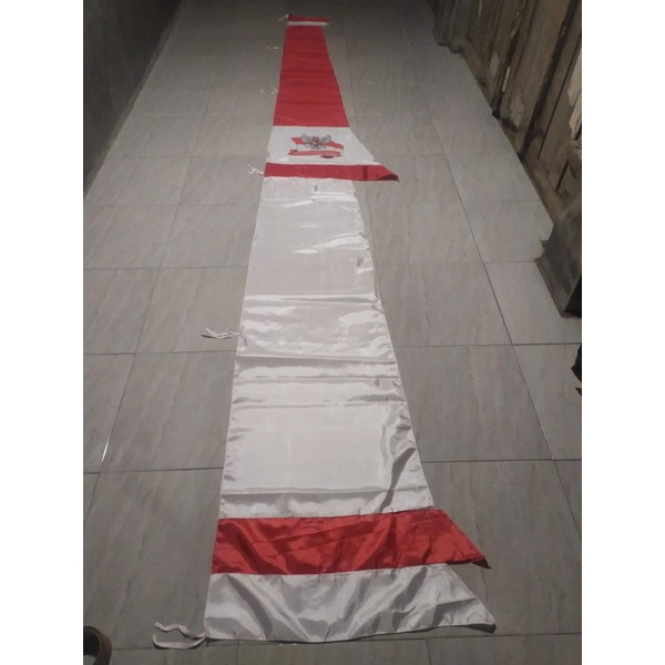 Jual Umbul Umbul Layur Bendera Layur Merah Putih Panjang Meter Bijian Shopee Indonesia