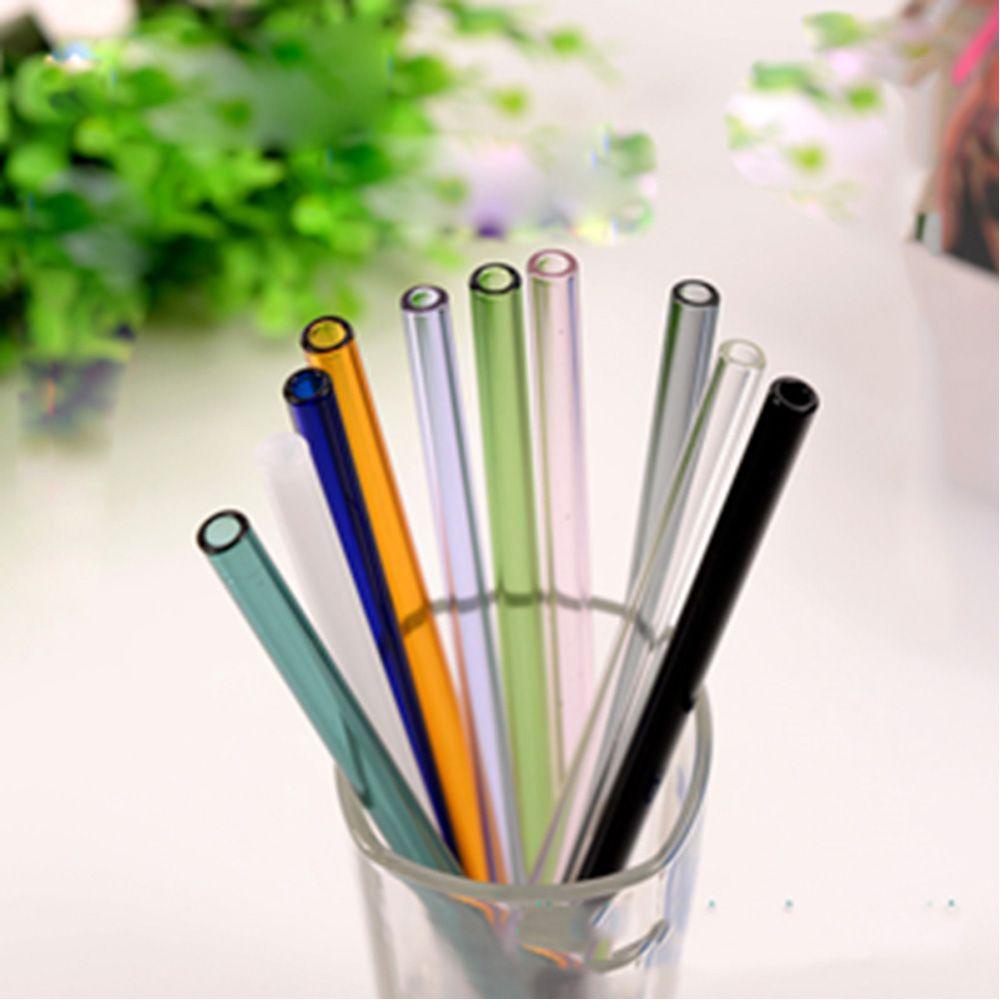 Top 4pcs Drinking Straw Tea Bar Pipet Kaca Pyrex