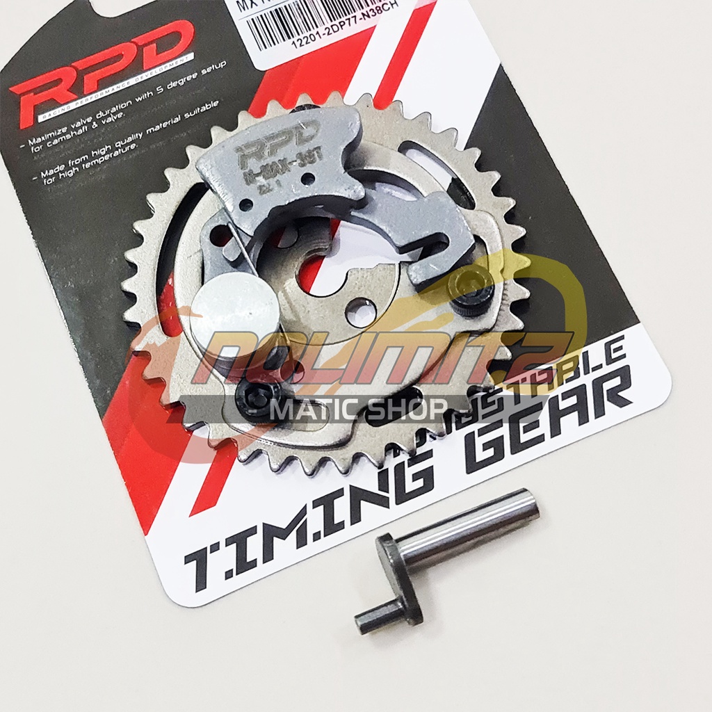 Gigi Sentrik Timing Gear RPD Yamaha NMAX Aerox 155 MX King Lexi