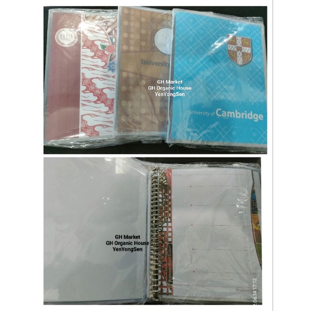 

Map Binder B5 Campus 26 Lubang / Buku Catatan Agenda File Kertas Notes