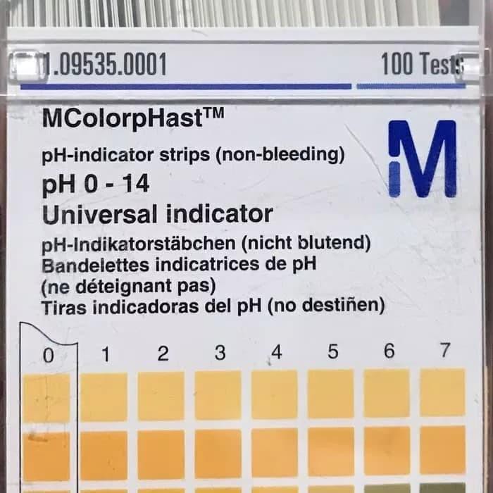 

Dijual Merck Universal pH Paper / Kertas pH / pH Indikator / Kertas Lakmus Berkualitas