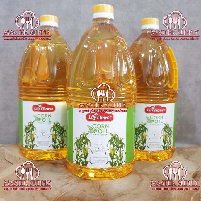 

CORN OIL LILY FLOWER 2 LITER / MINYAK JAGUNG SEHAT / CORN OIL 2 L