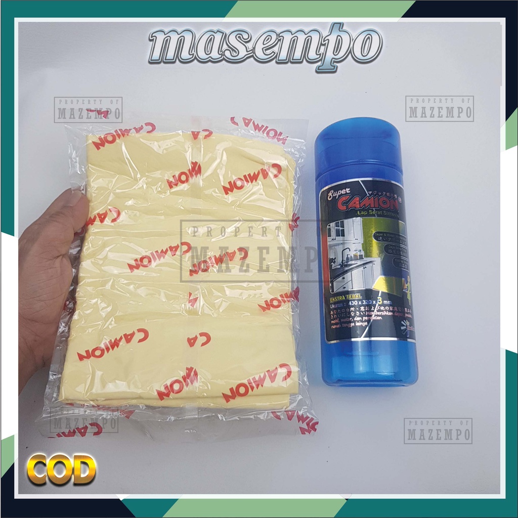 lap kanebo mobil Camion Super original 100% jumbo tebal untuk motor masempo mazempo