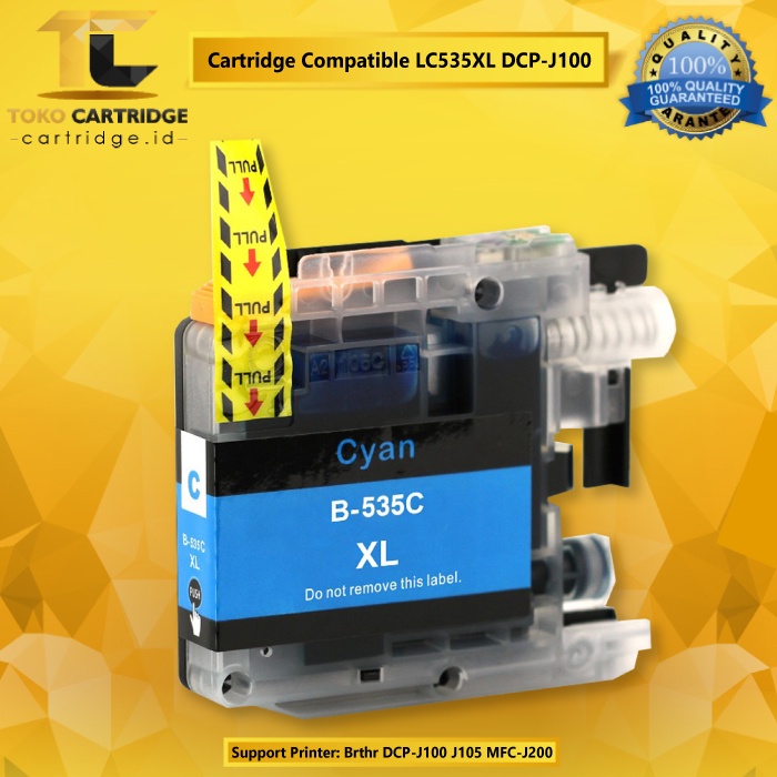 Cartridge Tinta Compatible LC535XL LC535 LC539 XL Printer DCP J100 J105 J200