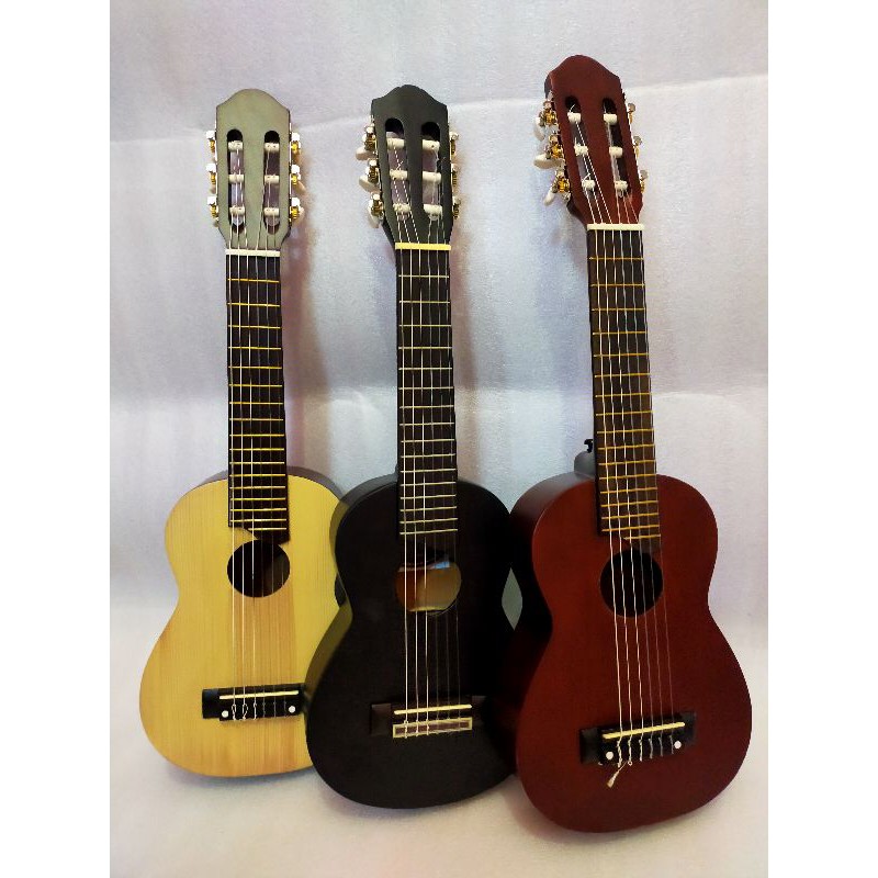 gitar lele pemula  senar nilon murah bonus pick/gitar mini/ukulele senar 6