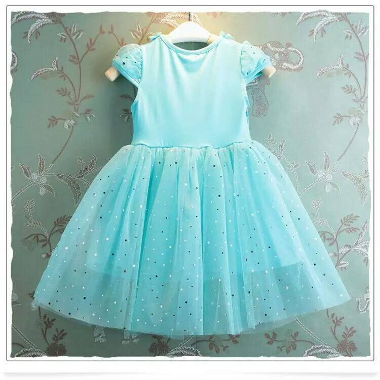 OBRAL dress frozen, baju elsa ( dress baju elsa frozen ) LIMITED
