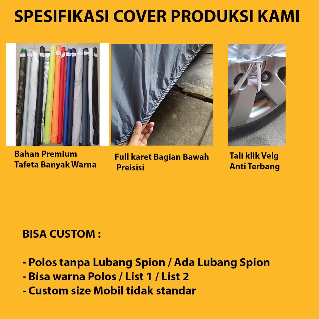 Body Cover Mobil ETIOS VALCO Sarung Mobil Etios/Etios valco/Etios liva/Sarung Mobil etios anti air