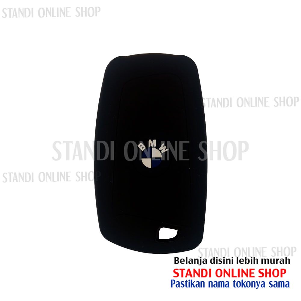 Sarung Kunci Silikon Remote Cover Keyshirt Smartkey BMW F Series Hitam