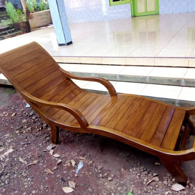 KURSI Malas panjang/kursi malas jati/kursi santai/kursi longer