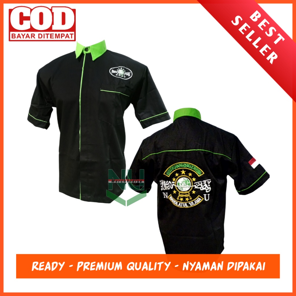 Kemeja Nahdlatul Ulama NU Pendek / Kemeja NU Murah / Hem NU