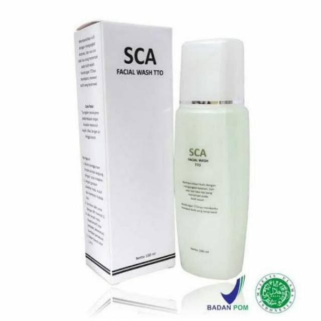 SCA FACIAL WASH TTO (ACNE)/Sabun Wajah/SCA/Sabun Jerawat