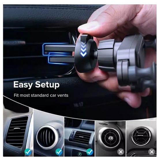 AC HOLDER Phone Mount Pegangan HOLDER HP Handphone di AC MOBIL Car Gravity This Is One