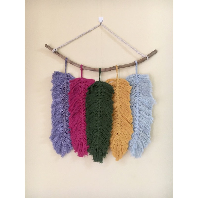 Macrame wall hanging / macrame leaf / macrame daun / macrame murah