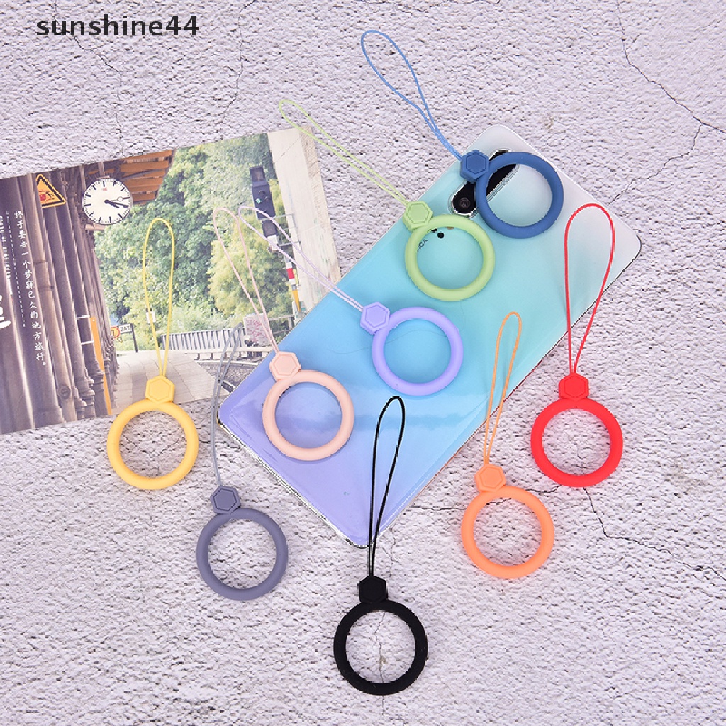 Sunshine Tali Lanyard Silikon Anti Hilang Untuk Handphone Universal