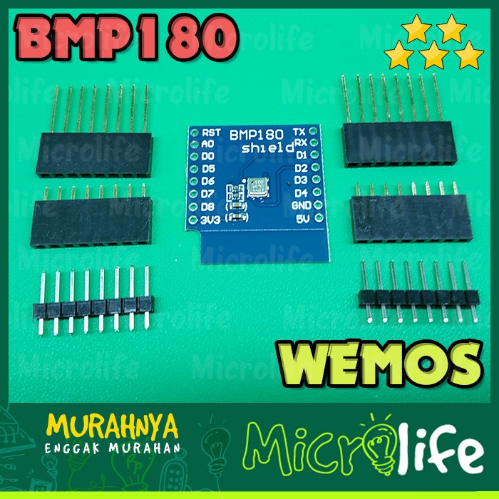 BMP180 Shield Atmospheric Pressure WEMOS SENSOR TEKANAN UDARA