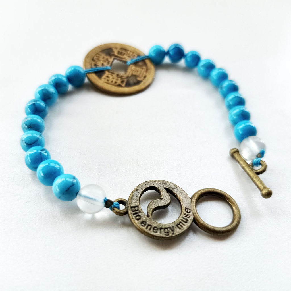 Gelang Tali Batu Giok Bola 6mm Koin Cina VeE Gelang Gelang Tali Batu Giok Bola 6mm Koin Cina VeE Gelang