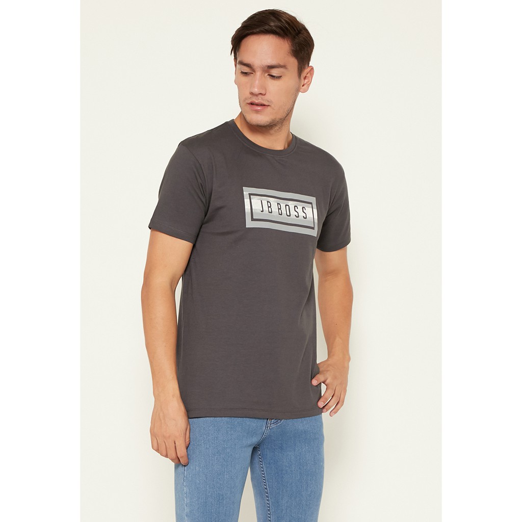 JBBoss Kaos Jersey Cotton 357 (Grey) / Ramayana Jatinegara