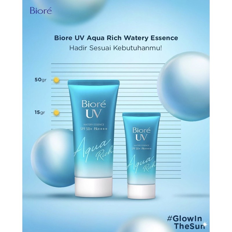 ✿ MADAME ✿ BIORE UV AQUA RICH WATERY ESSENCE | SPF 50 PA++++ SUNBLOCK - SUNSCREEN