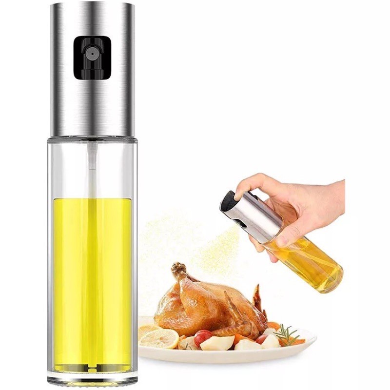 Sgmshop Oil Spray Bottle Botol Kaca Sprayer Minyak Cocok Untuk Air Fryer