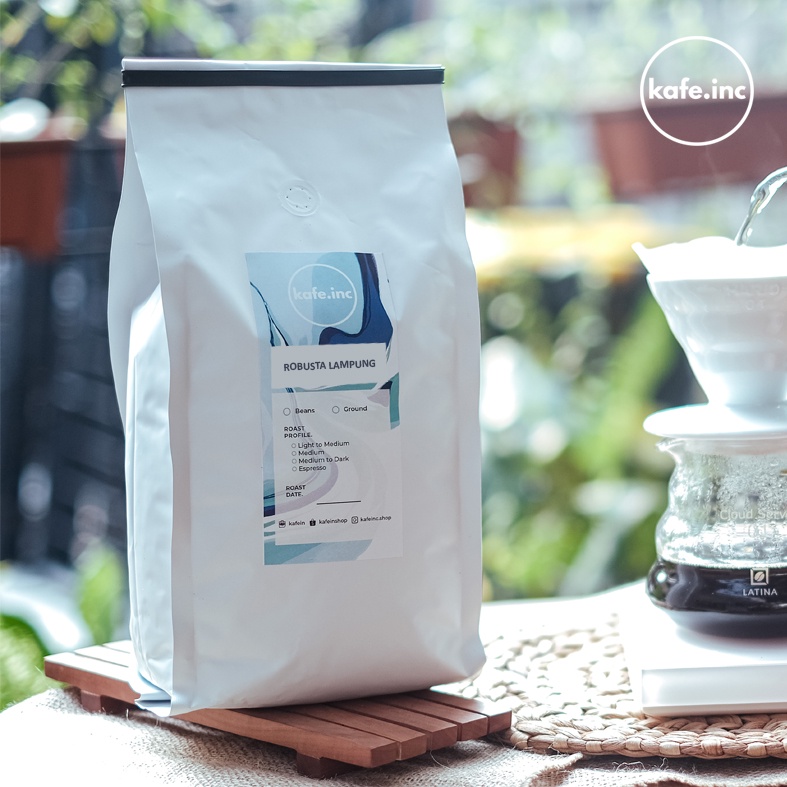 

Kopi Fine Robusta Lampung 1 kg ( Biji / Bubuk ) Kafein Specialty Coffee