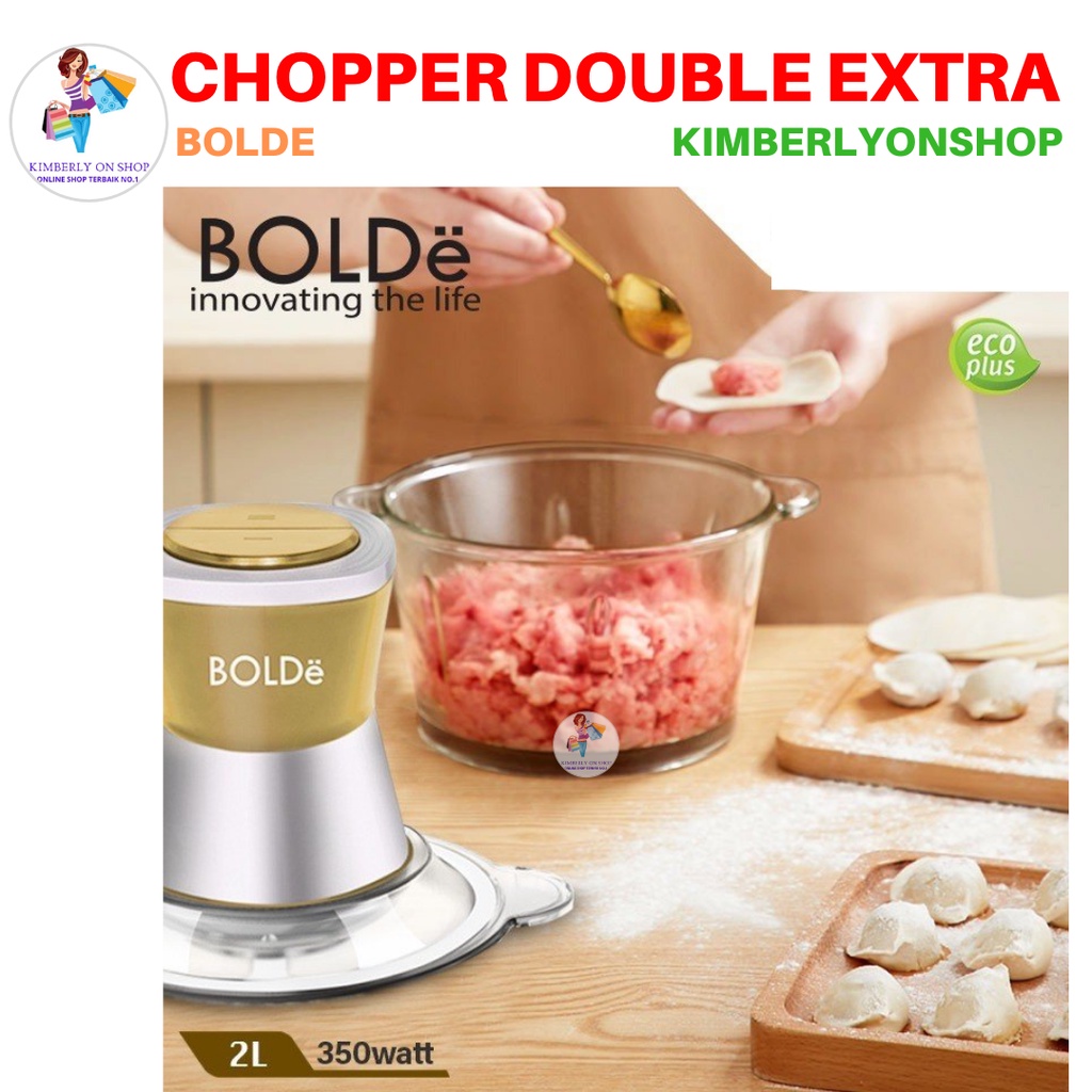 Super Chopper Food Chopper Blender Double Extra BOLDe