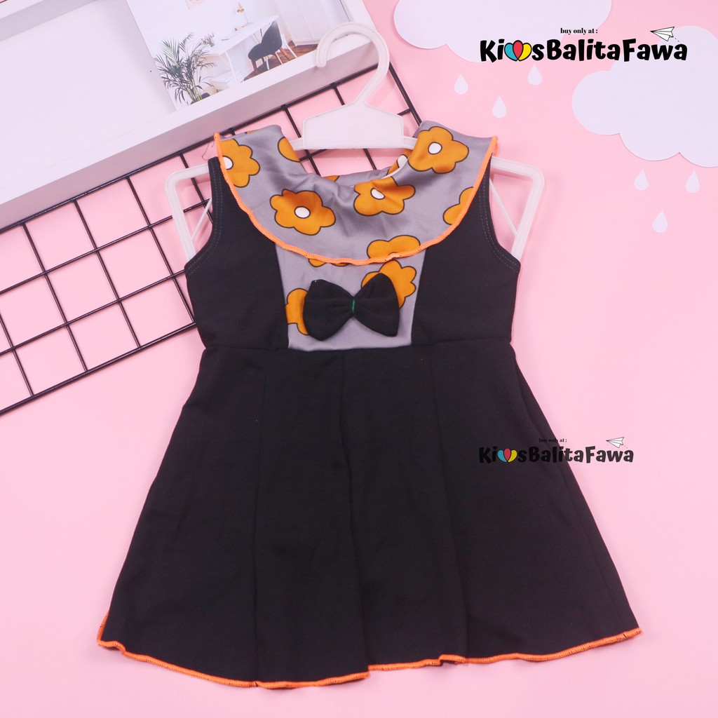 (0-6 Bulan) Dress Cantika Baby New Born / Dres Yukensi Anak Perempuan Pakaian Bayi Baju Murah babycinnamon