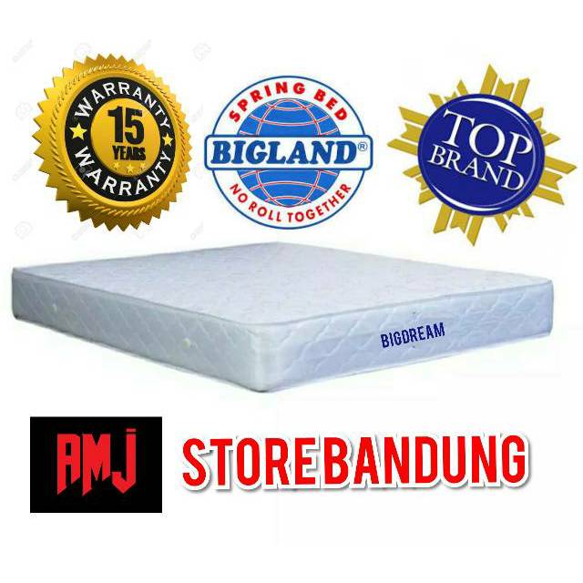 KASUR SPRINGBED BIGDREAM BY BIGLAND MURAH BERKULITAS NO 2 NO 3 FREE ONGKIR KOTA BANDUNG