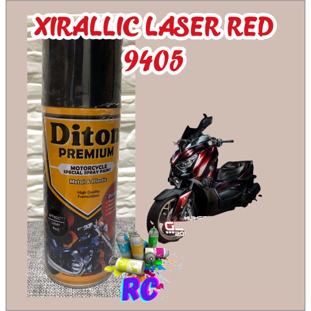 Cat semprot Diton premium 9405 xirallic laser red