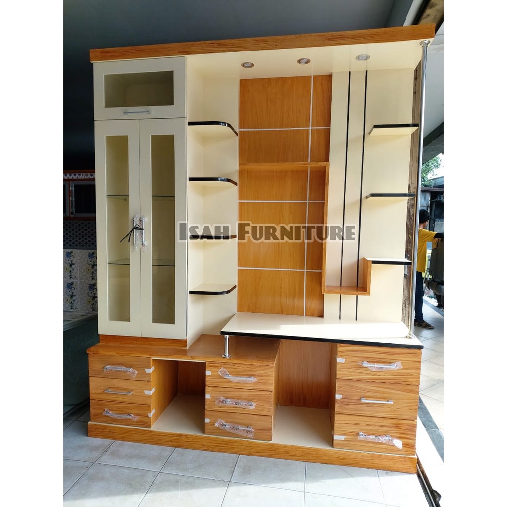 Lemari Pajangan Bupet Pajangan Sunny Plywood Eddie