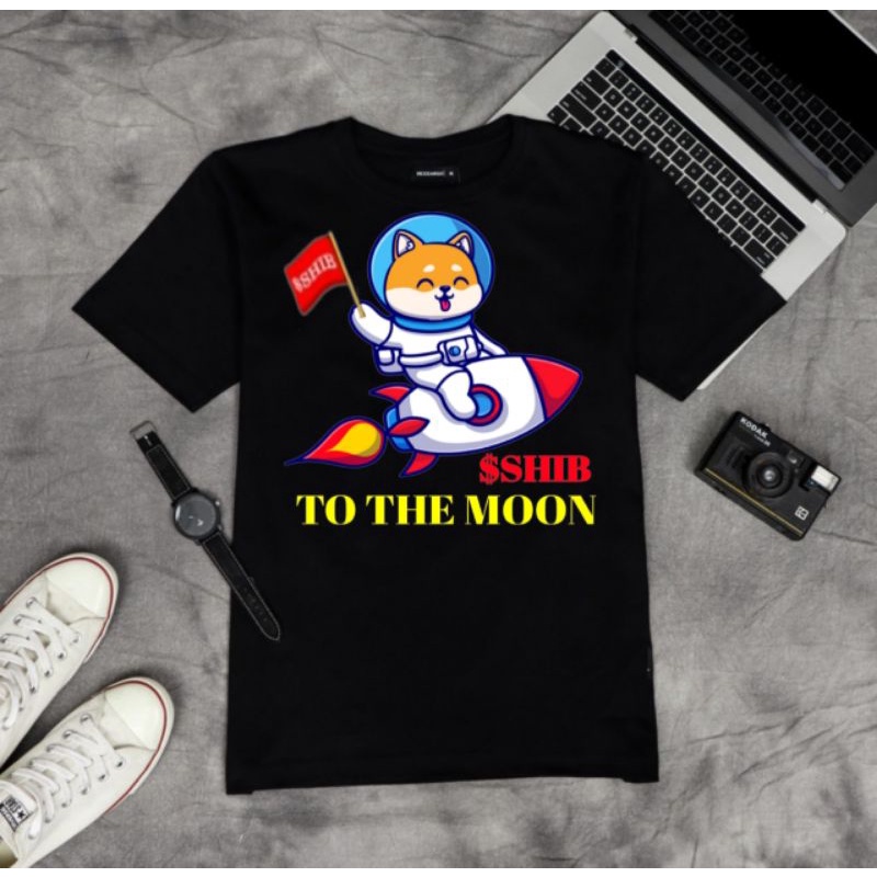 KAOS SHIBA INU CRYPTO BAJU SHIBA INU KAOS DISTRO BAHAN KATUN