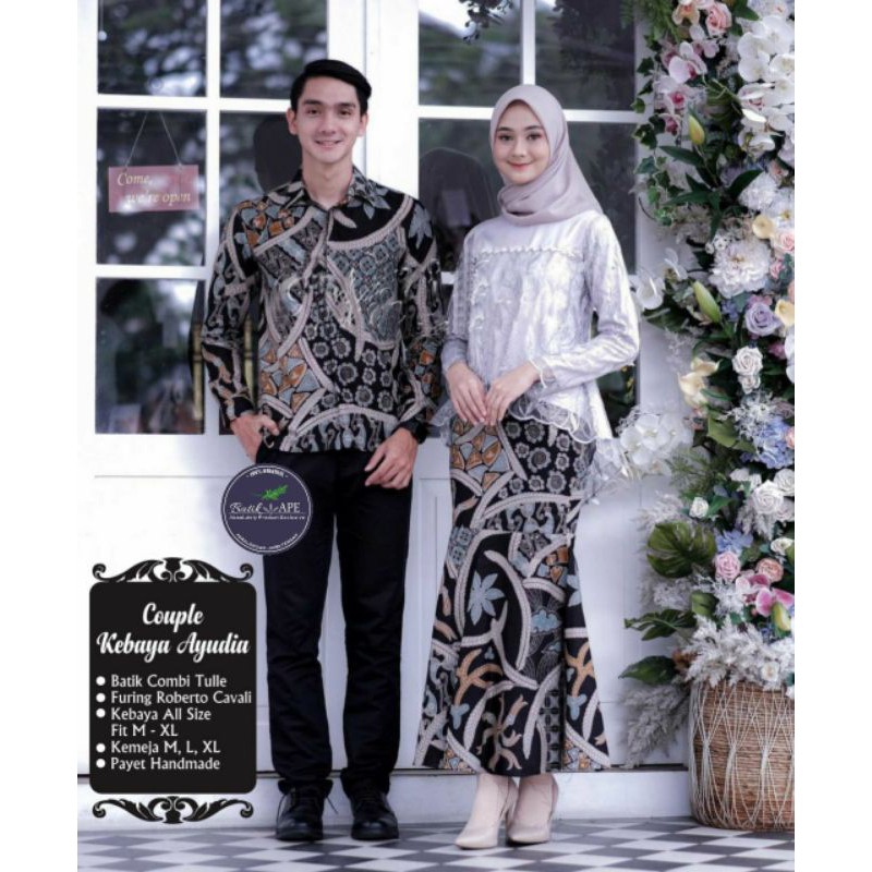 COUPLE SARIMBIT KEBAYA RNB DUYUNG BROKAT TILE MUTIARA PAYET DIJUAL TERPISAH MAURA COUPLE SANIA RUFLE